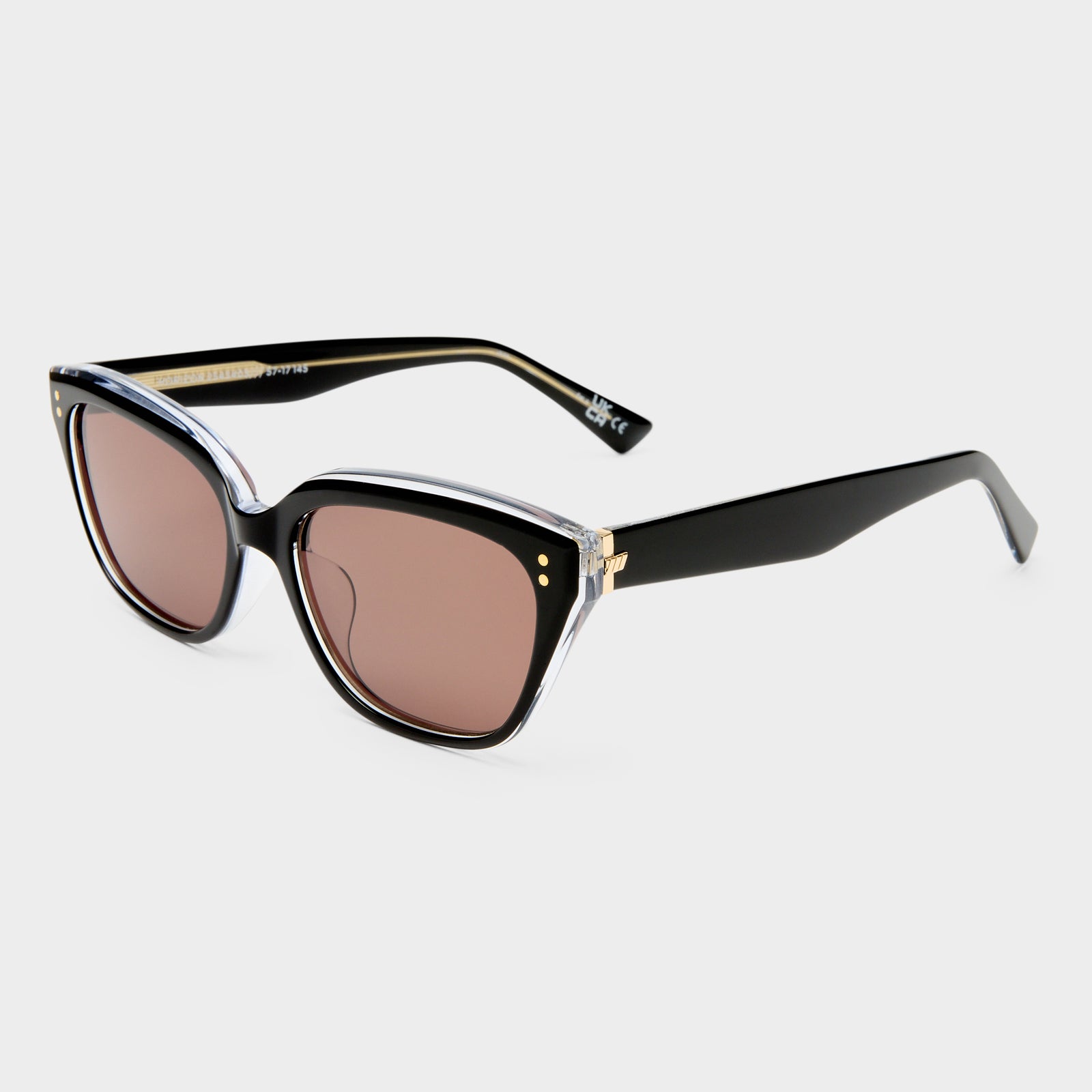Horizon Black Female D-Frame Sunglasses | Le Specs