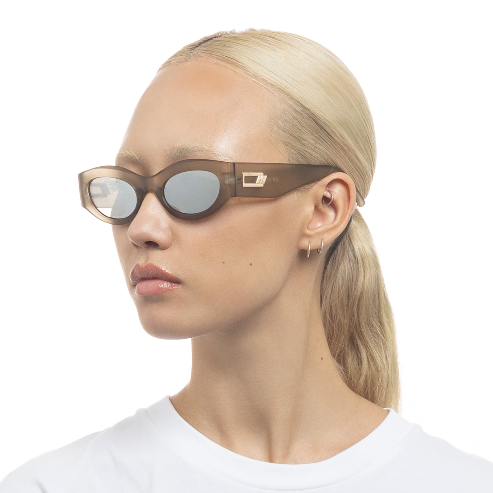 Body Bumpin Ii Matte Olive Leaf Uni-Sex Oval Sunglasses | Le Specs