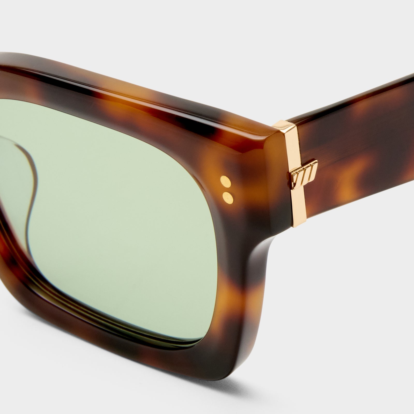 Lucent Honey Tort Uni-Sex D-Frame Sunglasses | Le Specs