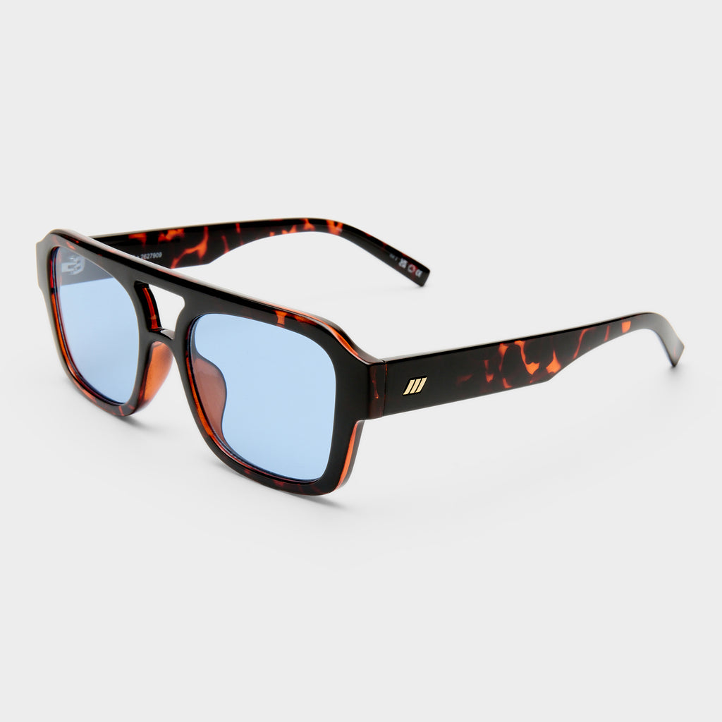 Subzero Wide Fit Tort Uni-Sex Aviator Sunglasses | Le Specs