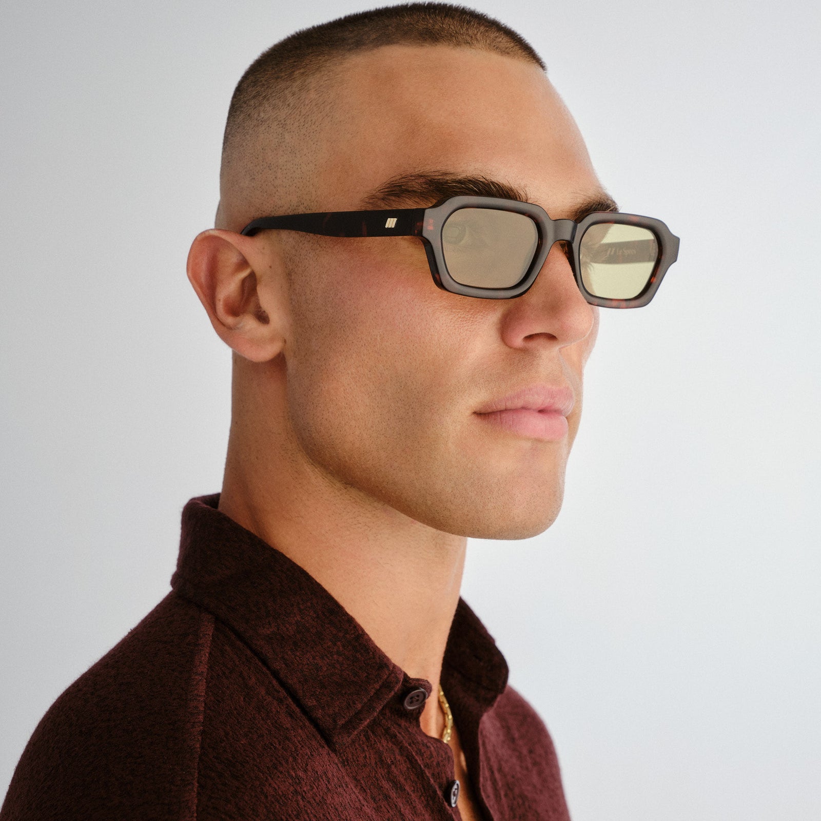 Tension + Tort Uni-Sex Rectangle Sunglasses | Le Specs