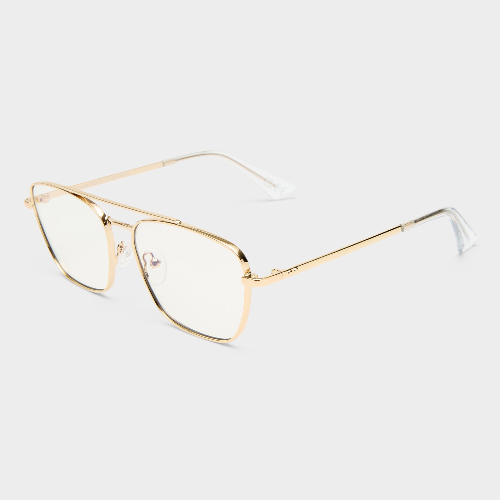 Diametric Gold Uni-Sex Aviator Blue Light | Le Specs