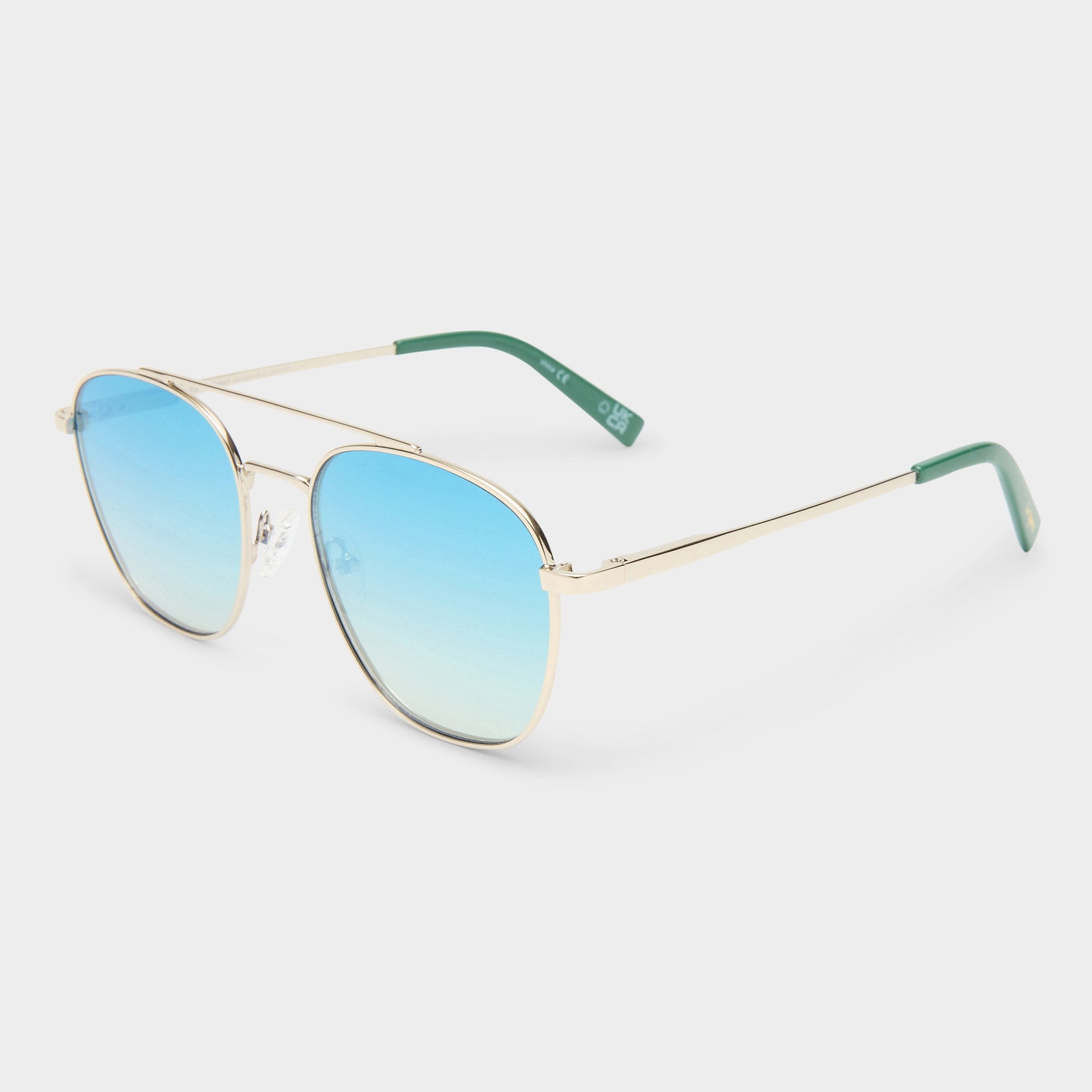 Metaphor Gold Uni-Sex Aviator Sunglasses | Le Specs