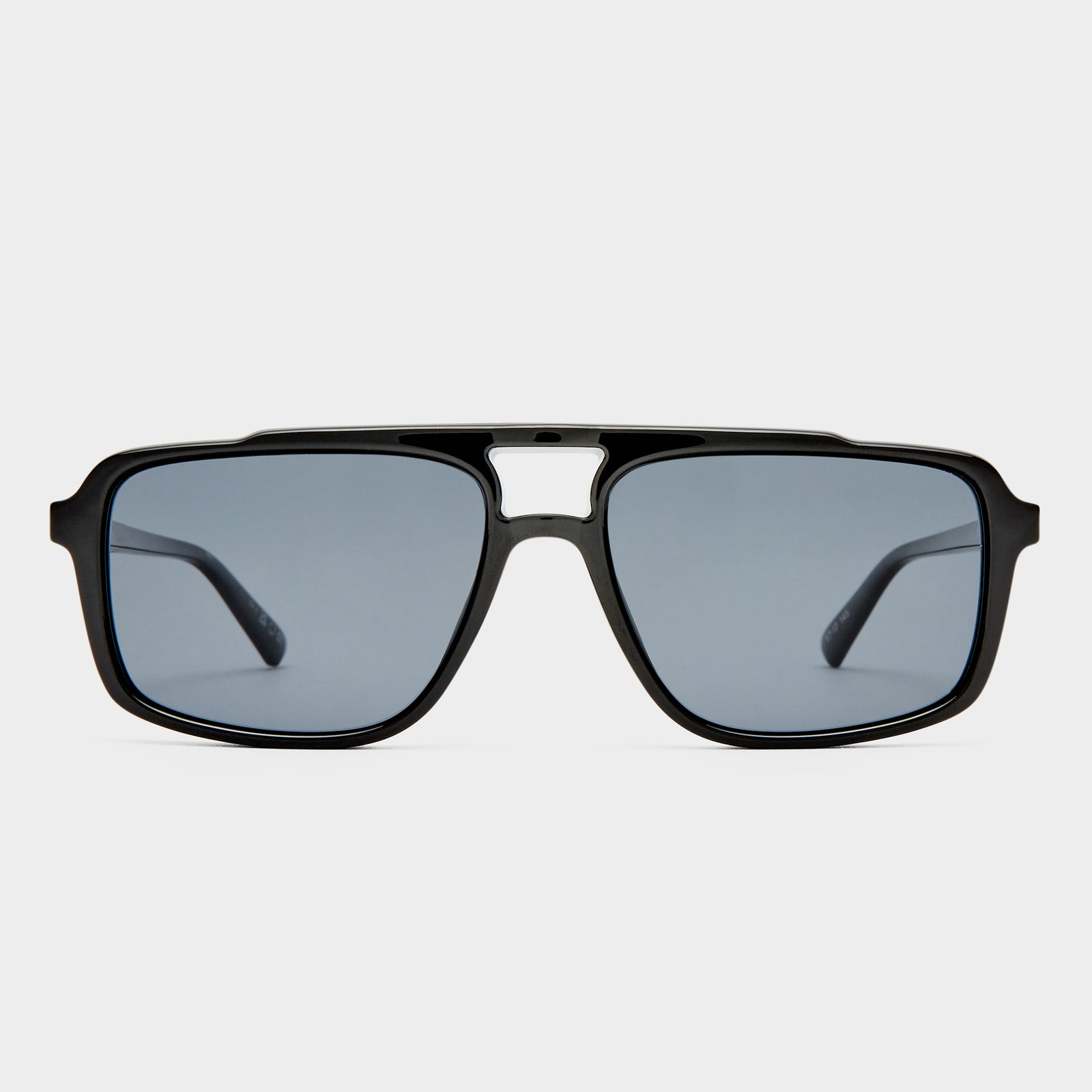 Le Gars + Black Uni-Sex Aviator Sunglasses | Le Specs