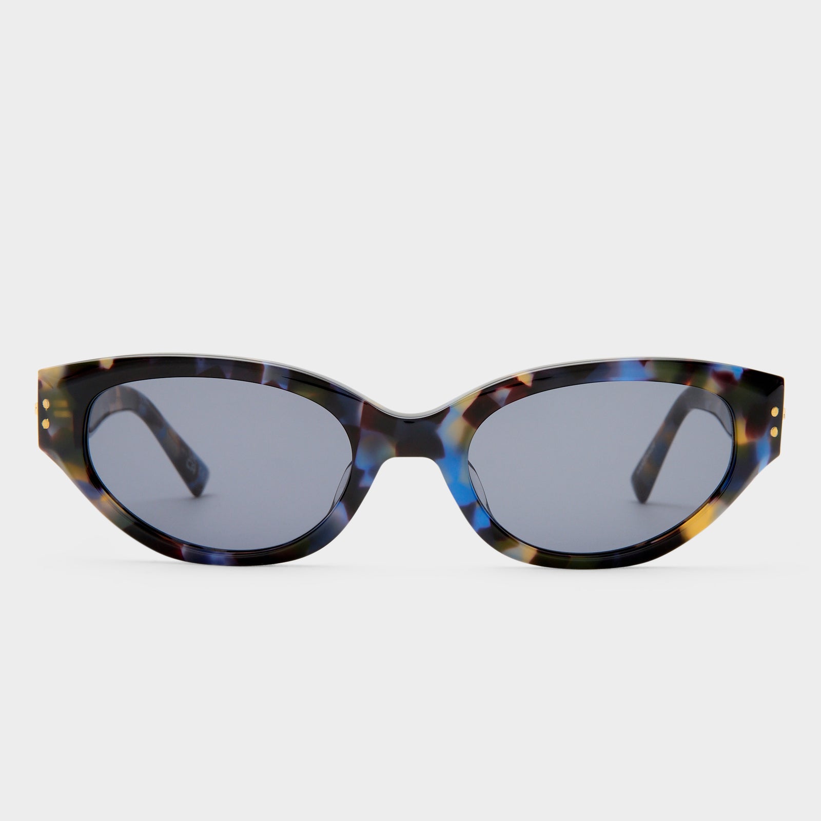 Halcyon Navy Tort Female Cat-Eye Sunglasses | Le Specs