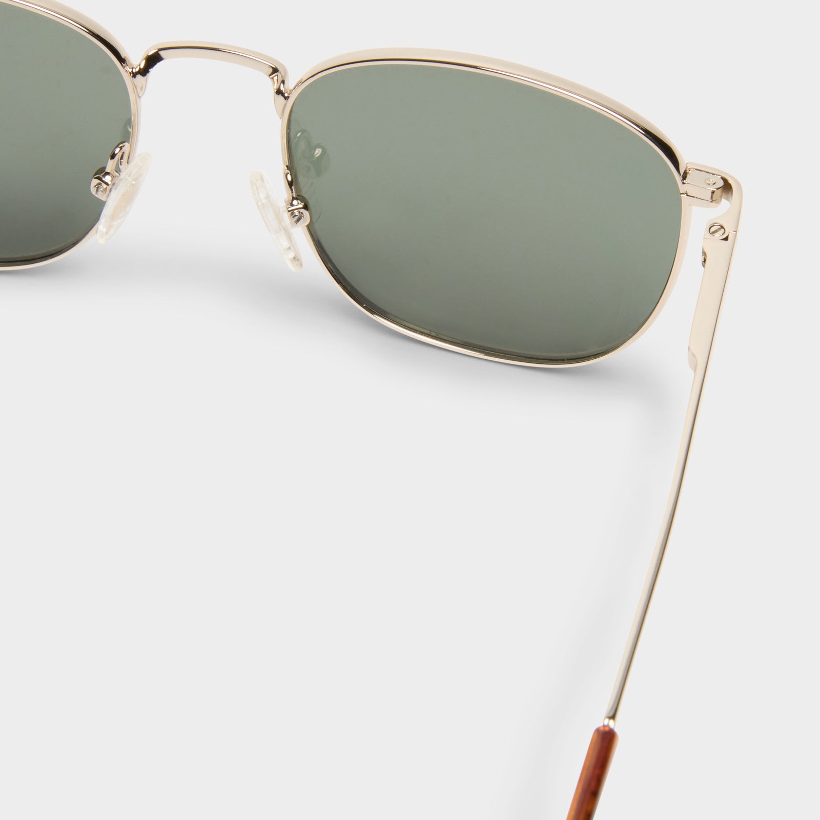 Neptune Deux Gold Uni-Sex Square Sunglasses | Le Specs