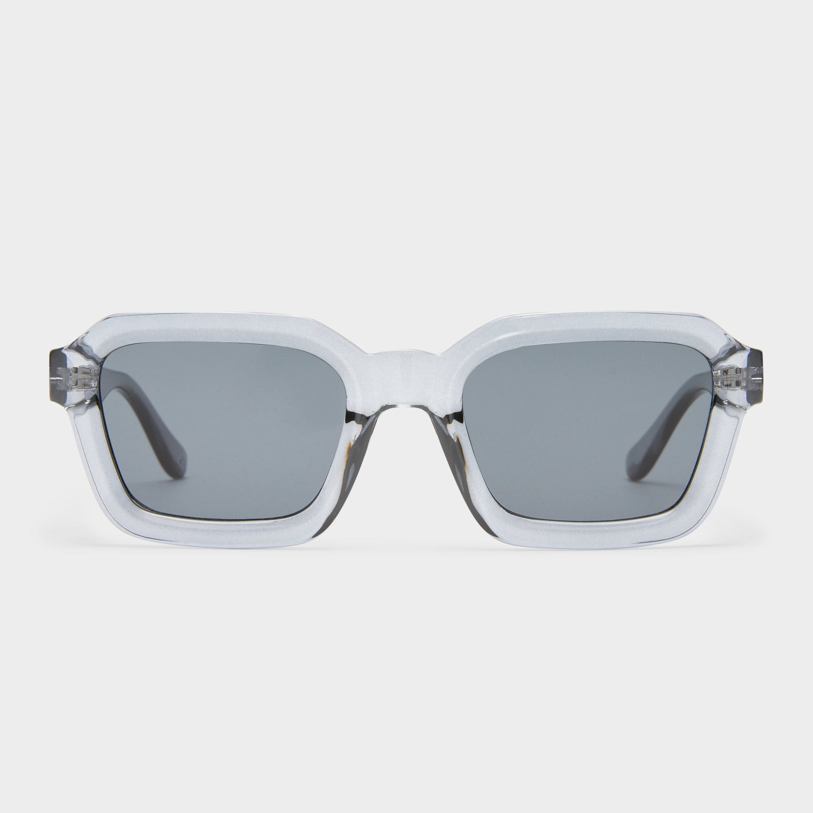 Impossible Pewter Uni-Sex Square Sunglasses | Le Specs