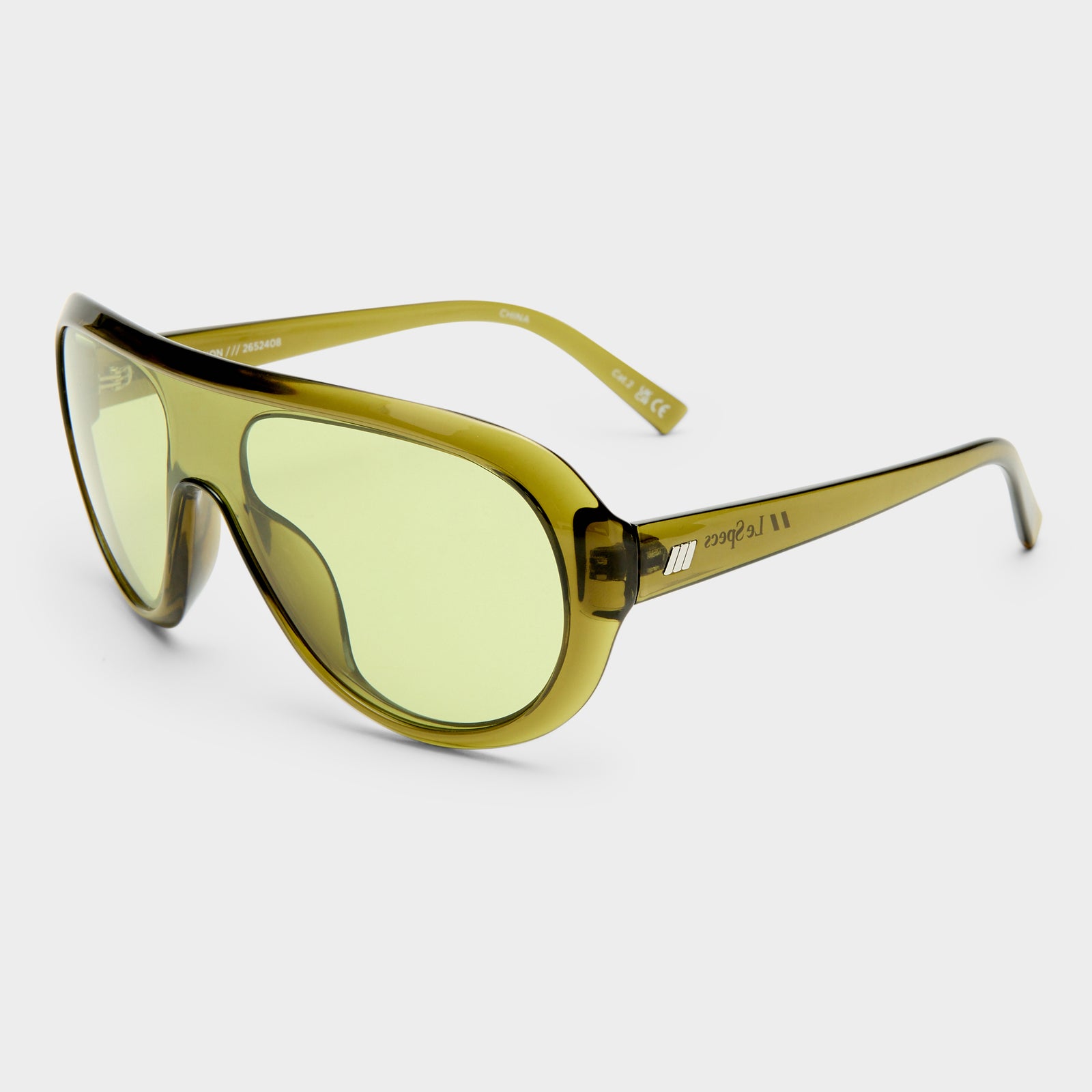 Obsession Wasabi Uni-Sex Shield Sunglasses | Le Specs