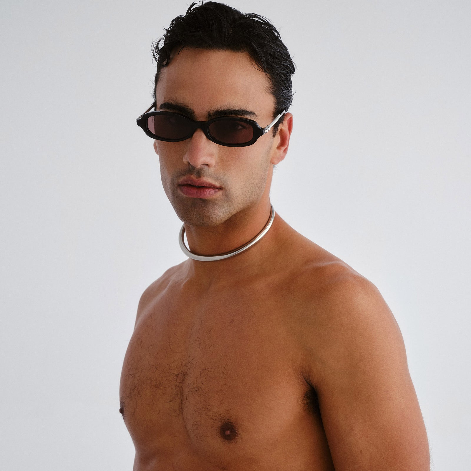 Lichtblick Black Uni-Sex Rectangle Sunglasses | Le Specs