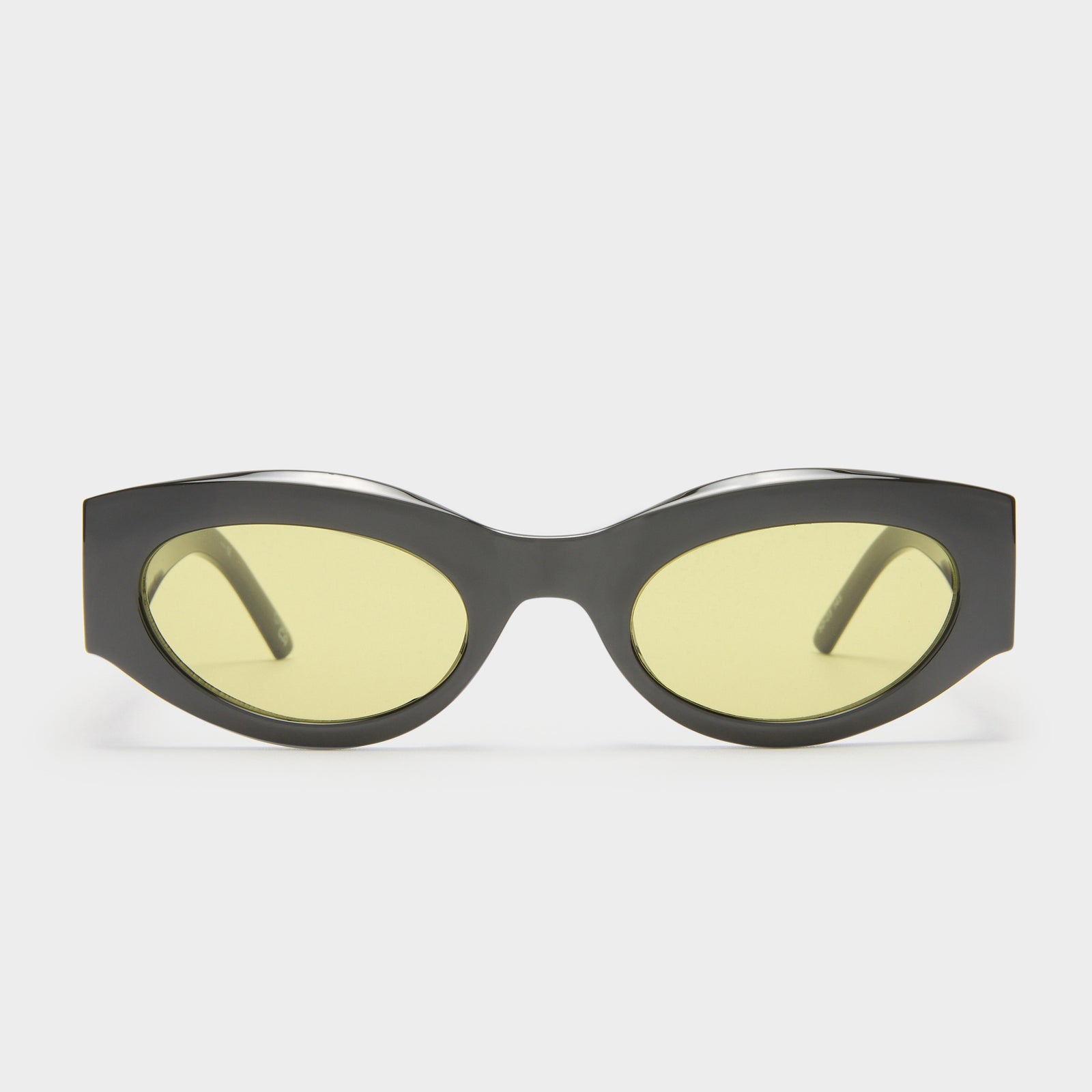 Body Bumpin Ii Black Uni-Sex Oval Sunglasses | Le Specs