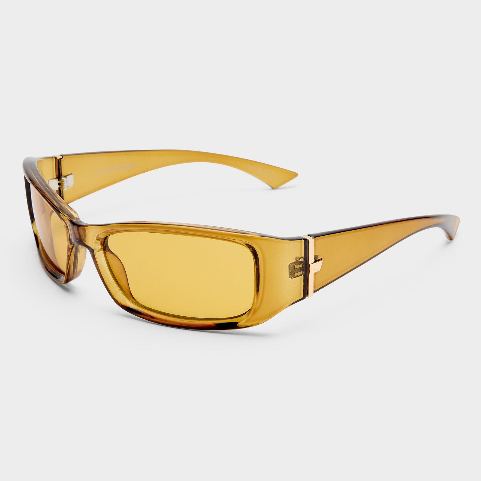 Du Jour Ochre Uni-Sex Wrap Sunglasses | Le Specs