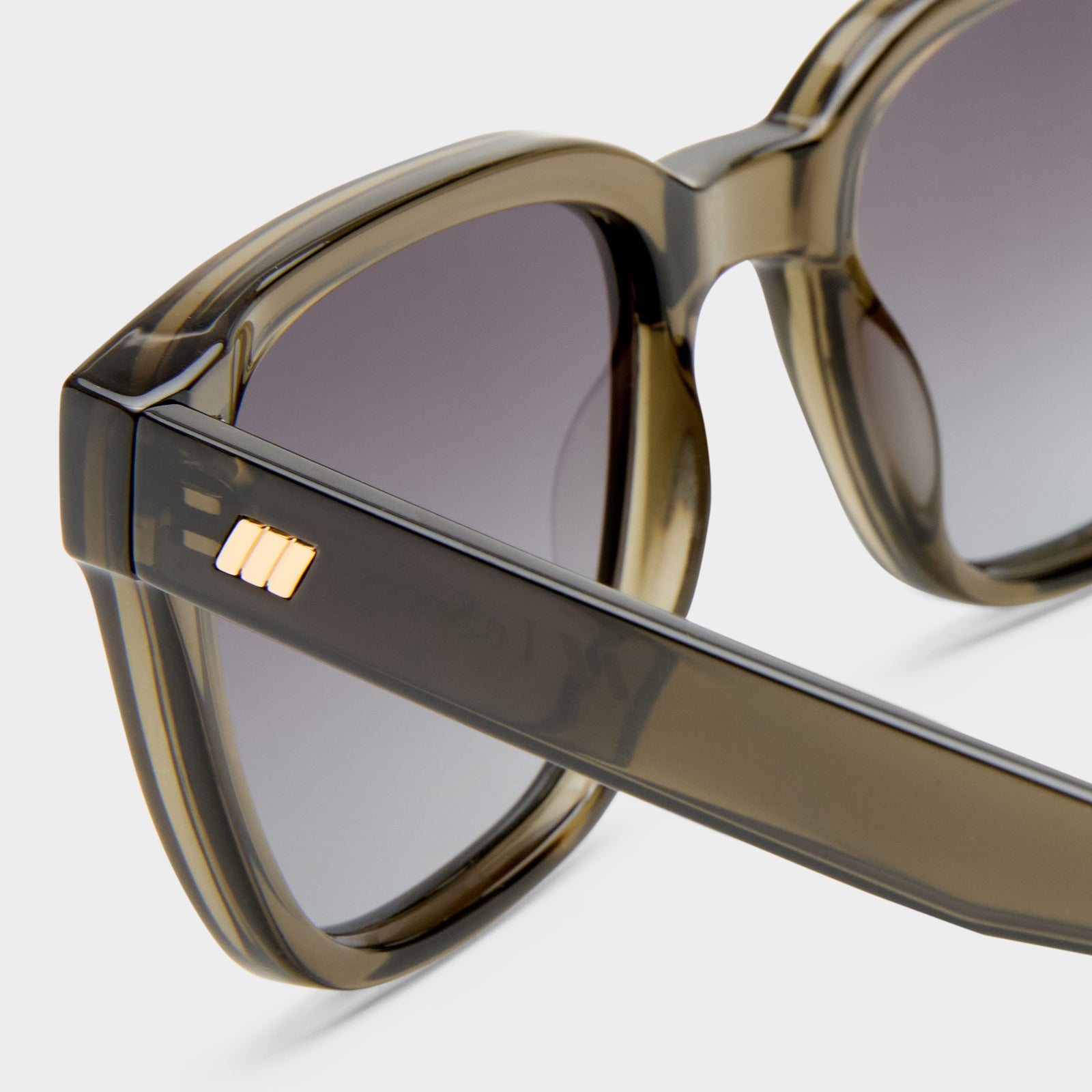Elixir Khaki Female Square Sunglasses | Le Specs