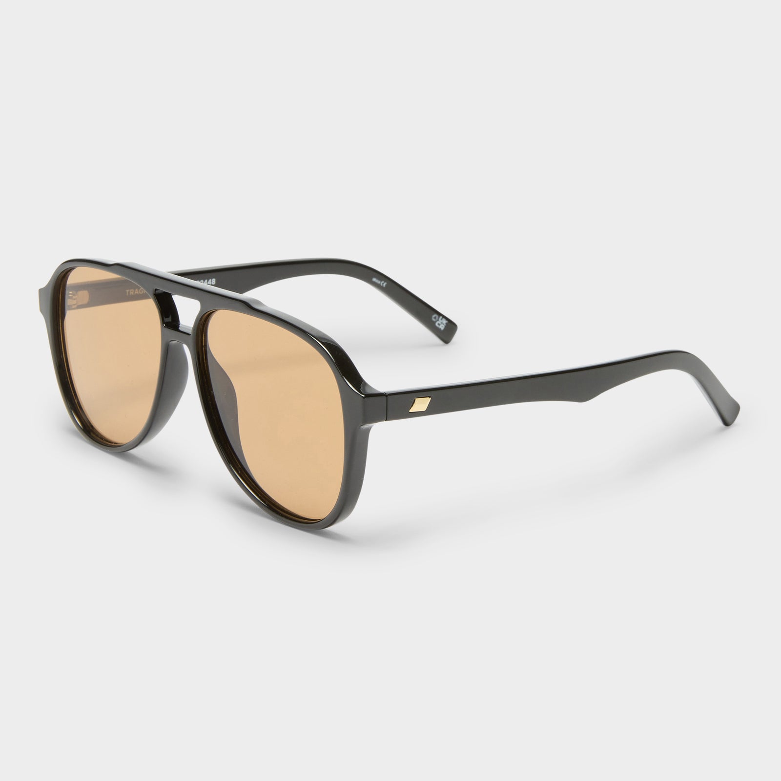 Tragic Magic Black Uni-Sex Aviator Sunglasses | Le Specs