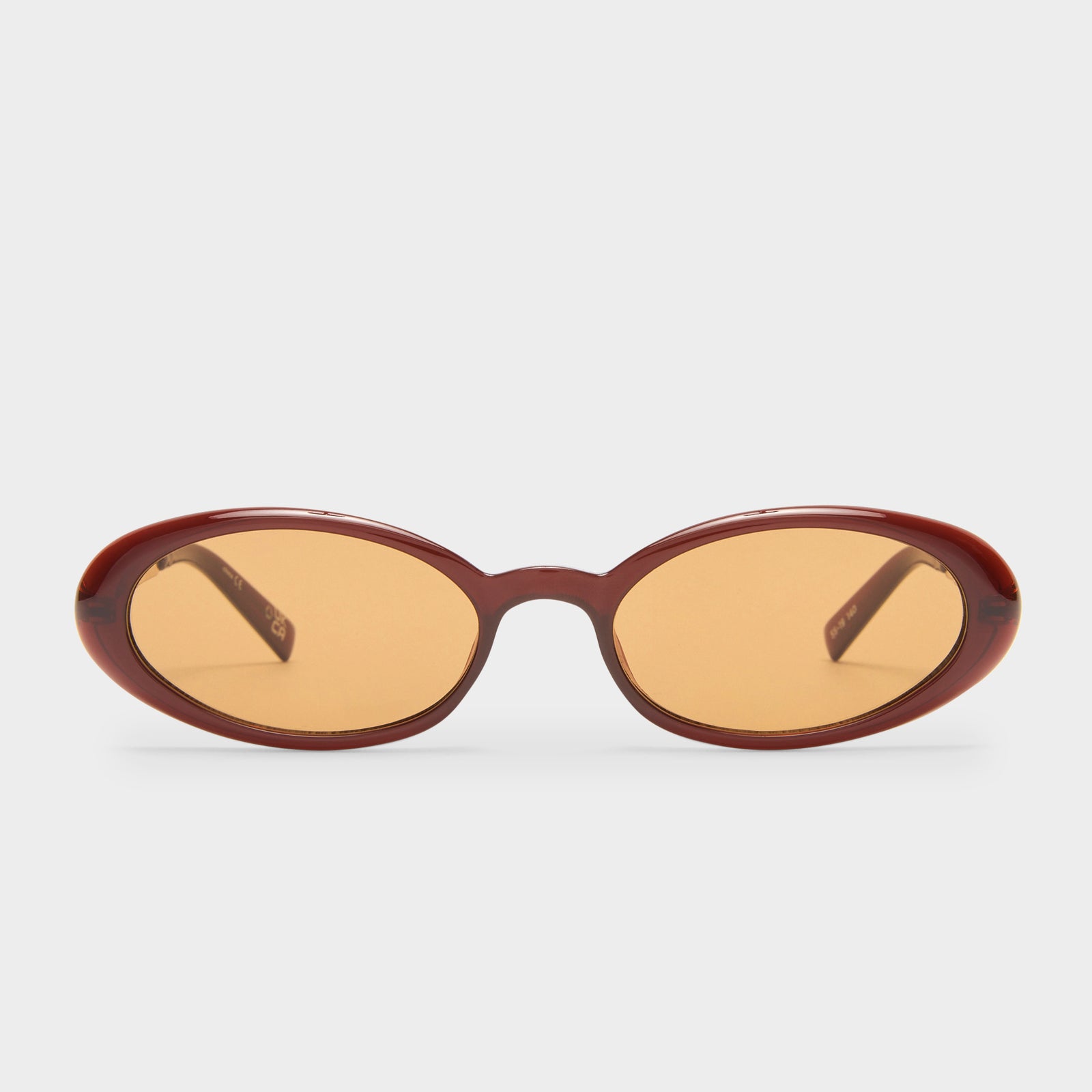 Magnifique Cocoa Female Oval Sunglasses | Le Specs