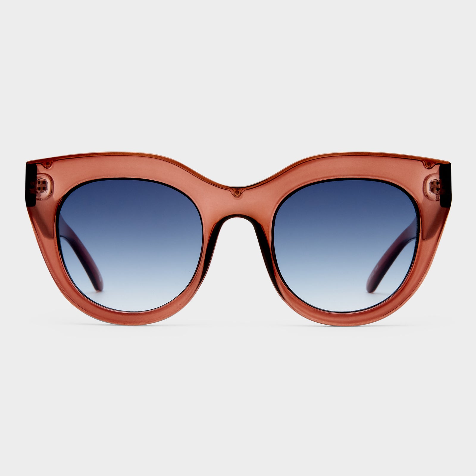 Air Heart Smokey Pink Female Cat-Eye Sunglasses | Le Specs
