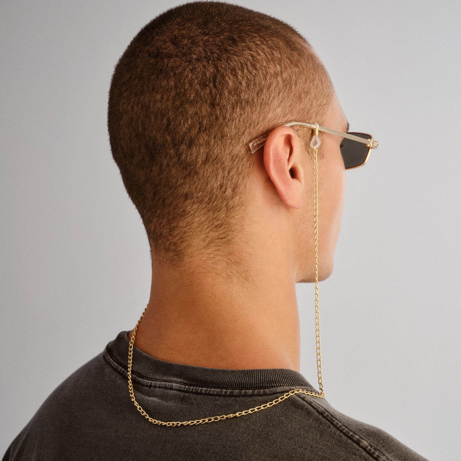 Fine Neck Chain Gold Uni-Sex Accessories Accessories | Le Specs