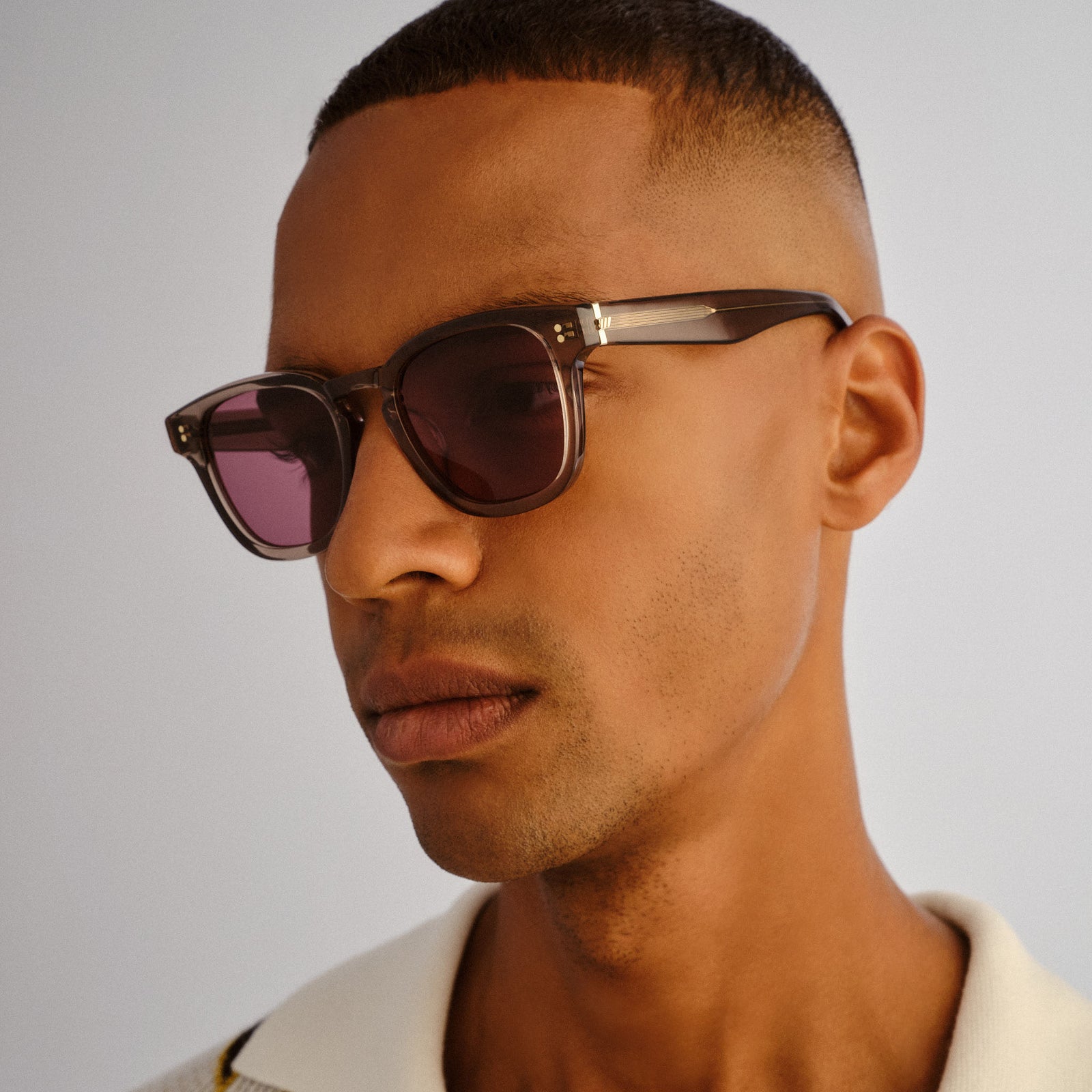 Torrent Khaki Uni-Sex Square Sunglasses | Le Specs
