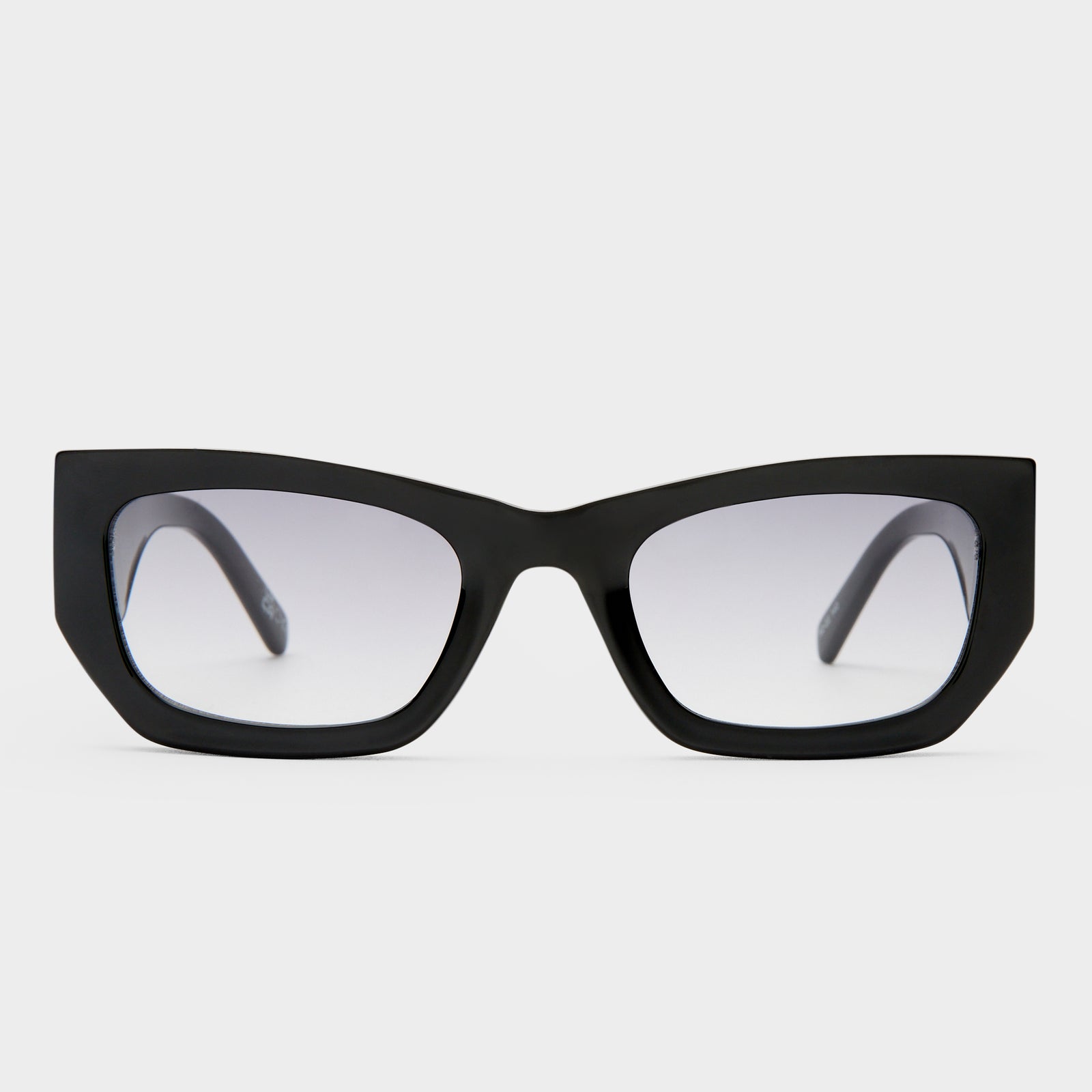 Beachcomber Black Female D-Frame Sunglasses | Le Specs