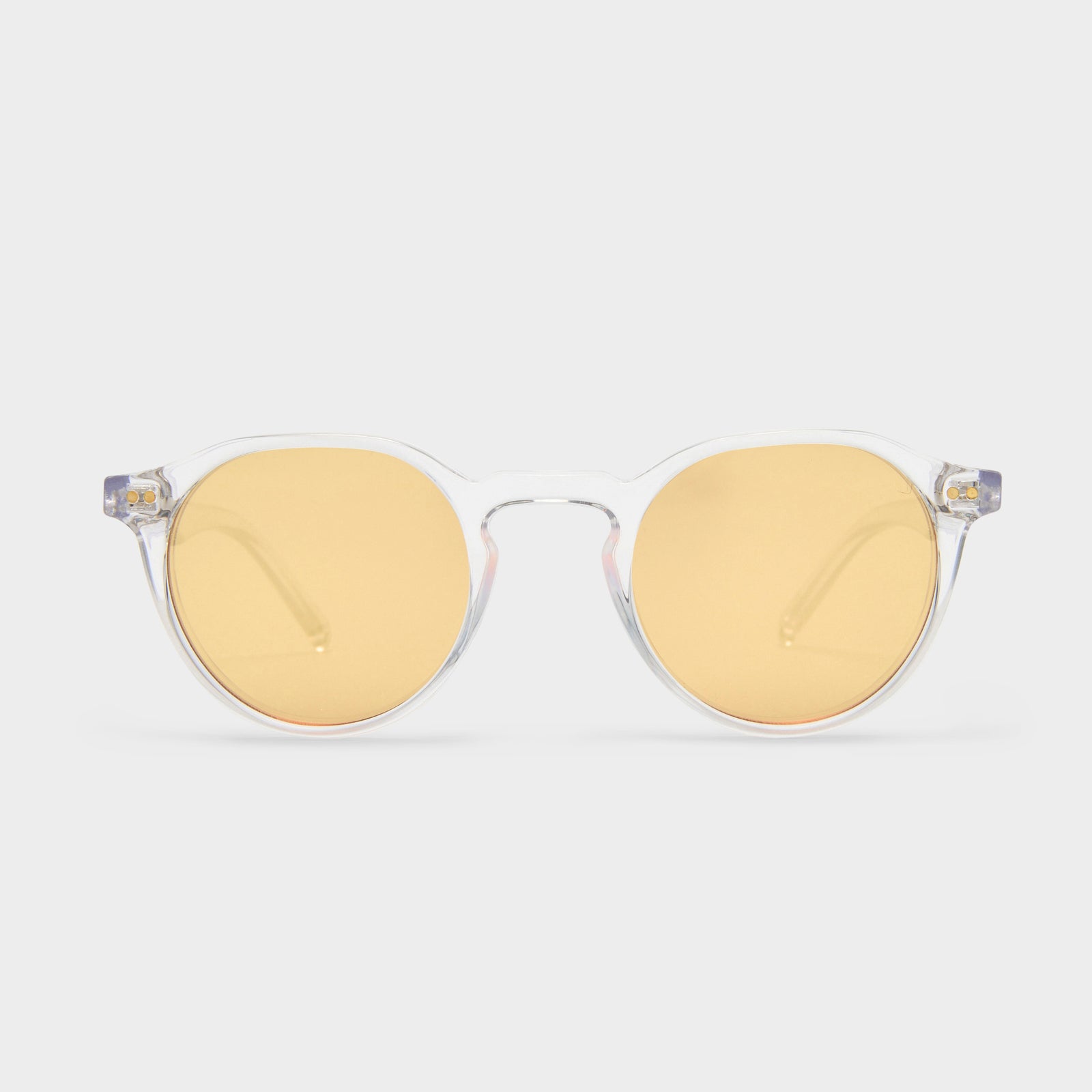 Galavant Clear Uni-Sex Round Sunglasses | Le Specs