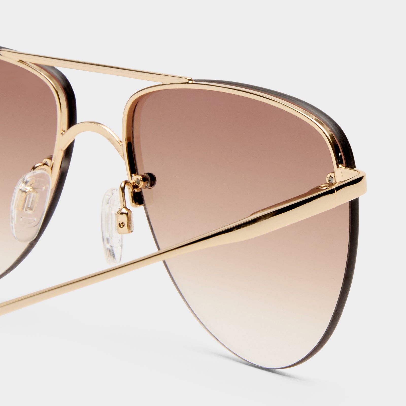 The Prince Gold Female Aviator Sunglasses | Le Specs