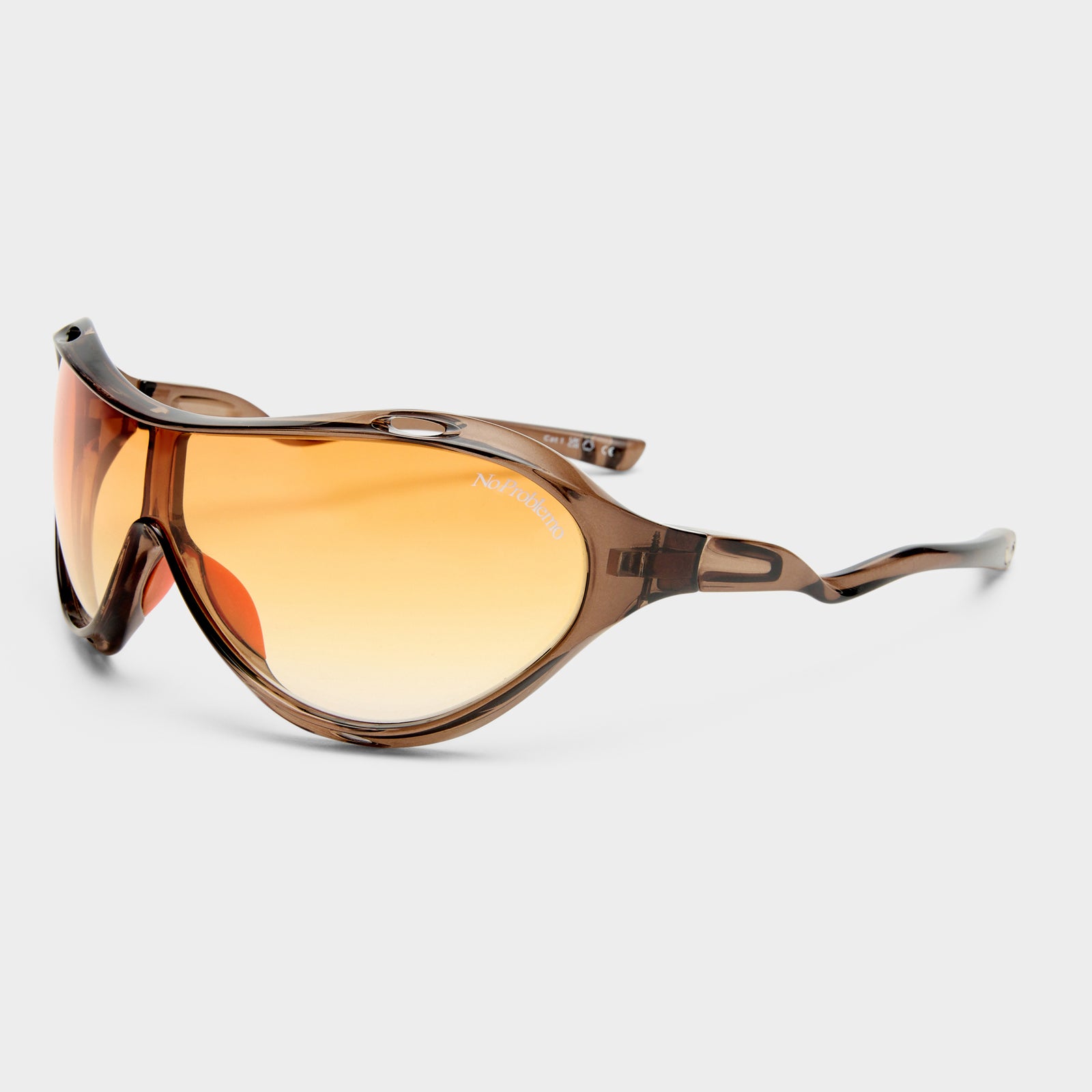 Iris Cocoa Uni-Sex Shield Sunglasses | Le Specs
