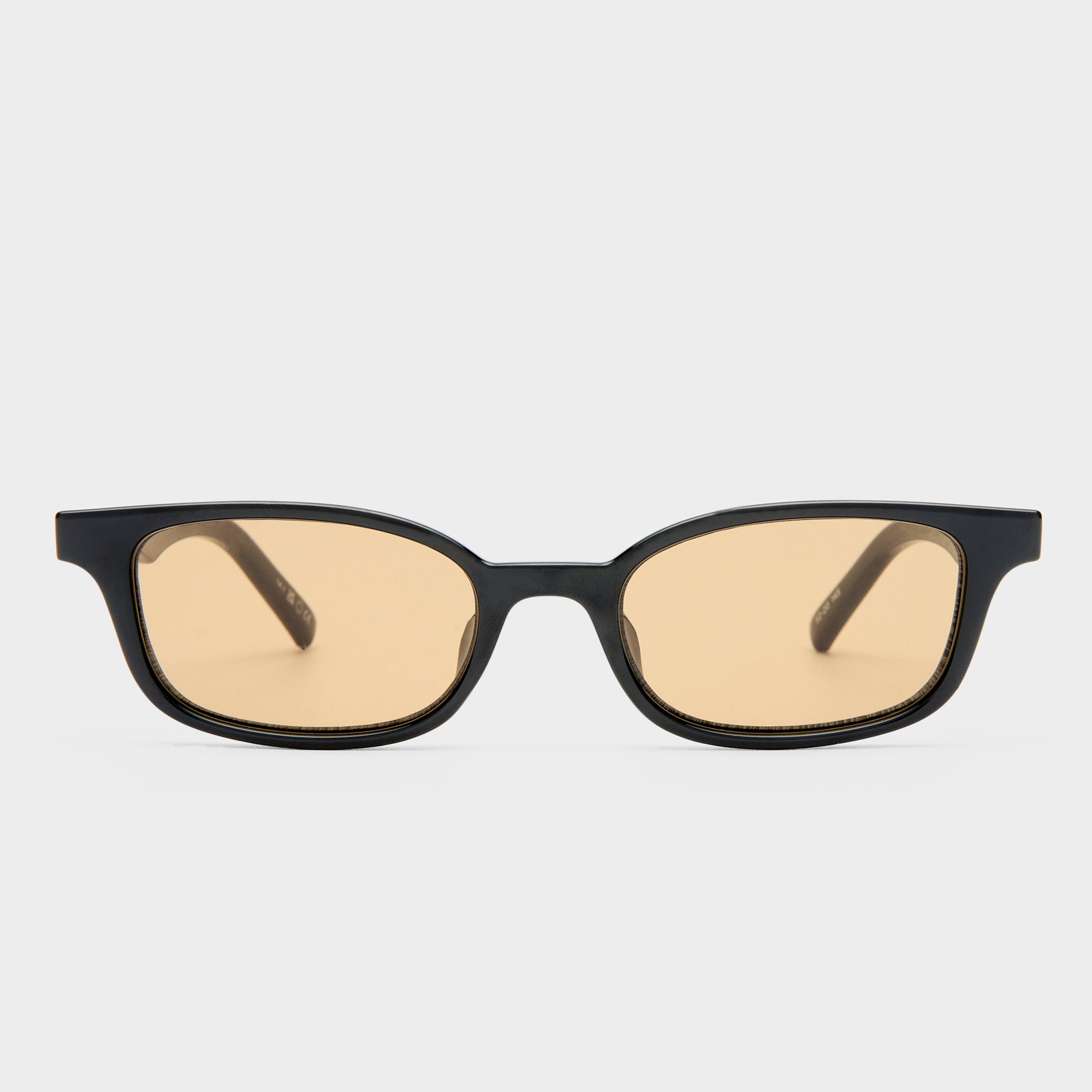 Echelon + Black Uni-Sex Rectangle Sunglasses | Le Specs
