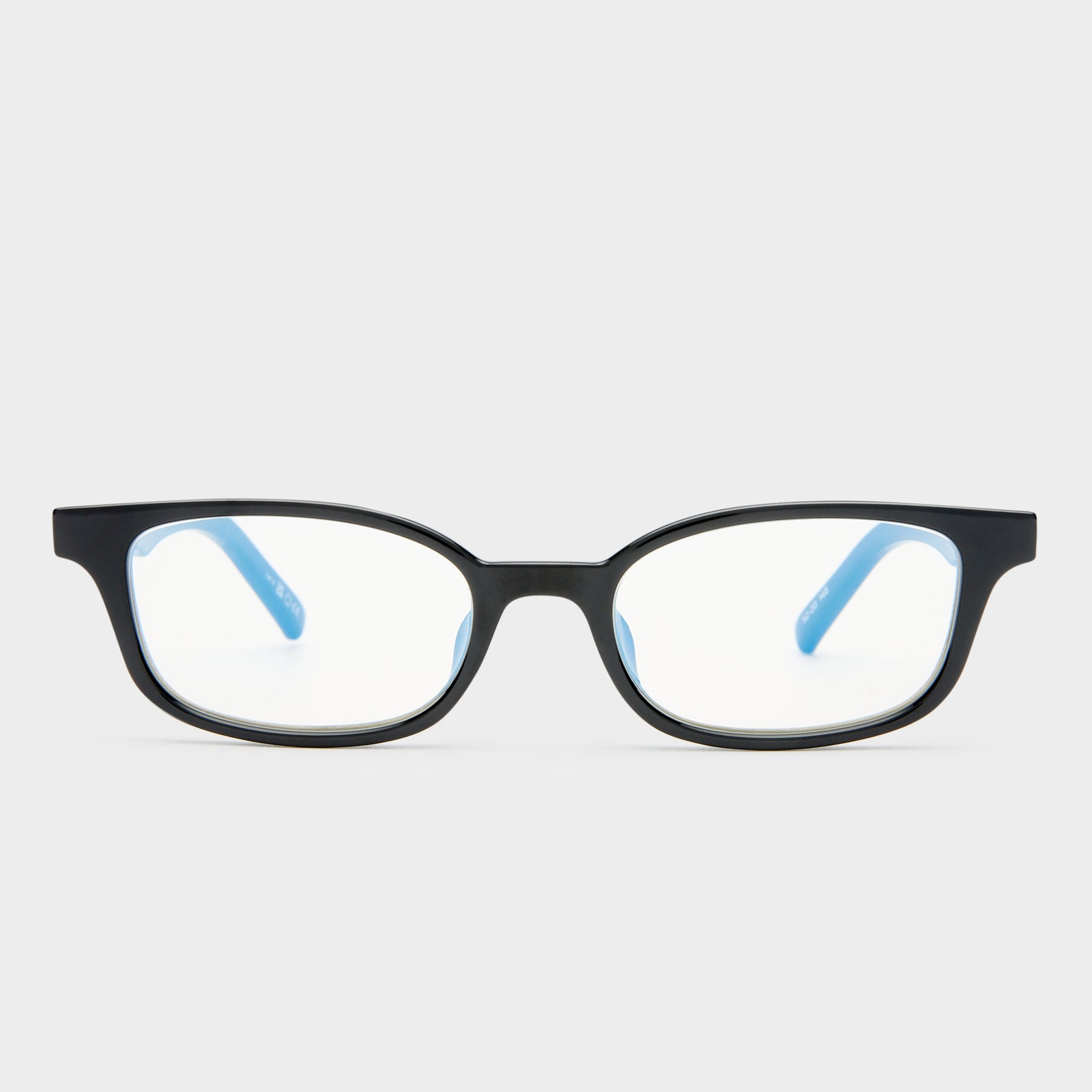 Echelon + Black Uni-Sex Rectangle Blue Light | Le Specs