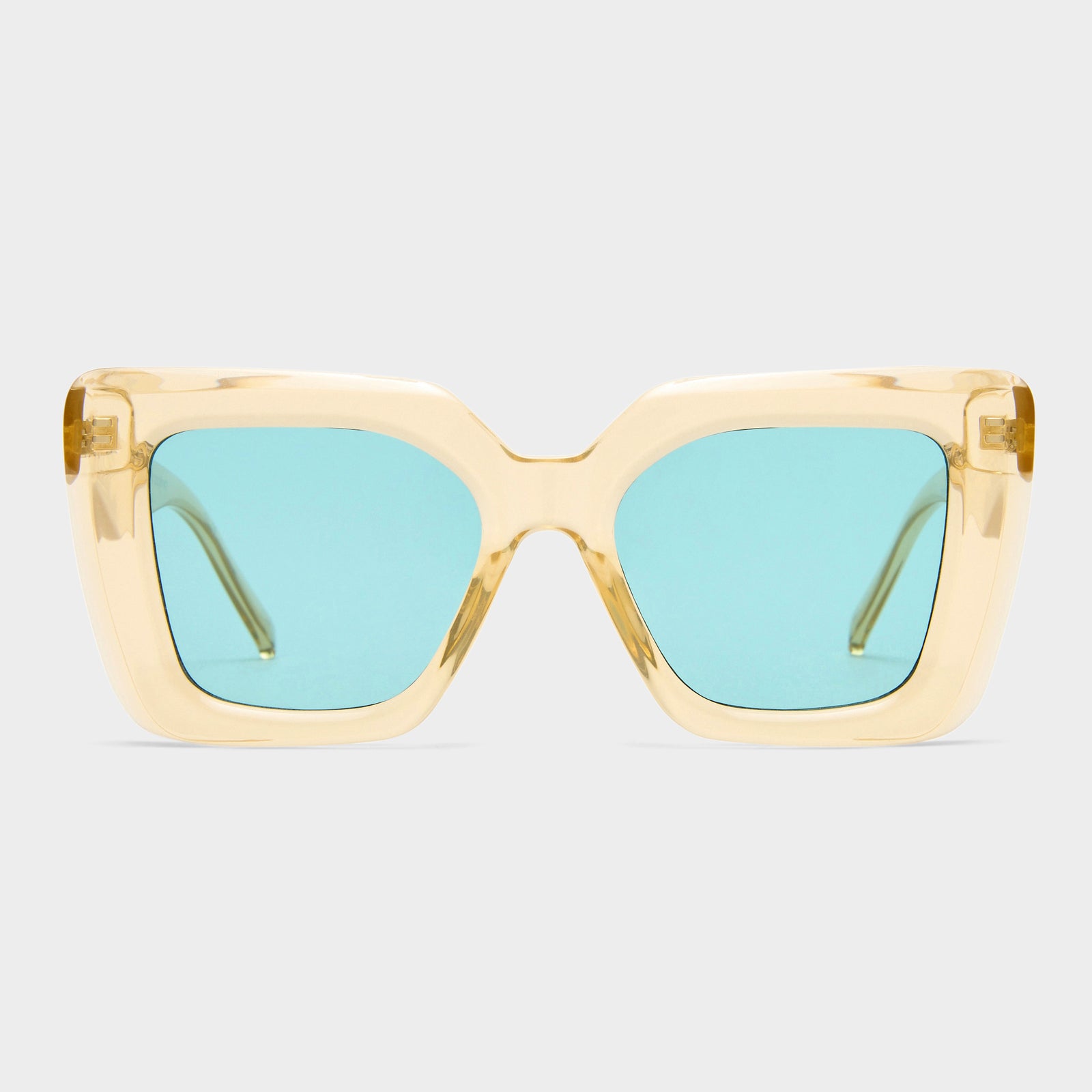 Unimaginable Sand Female Square Sunglasses | Le Specs