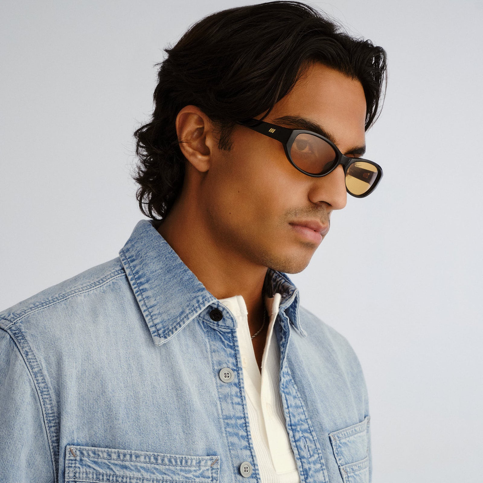 Dont Cha Black Uni-Sex Oval Sunglasses | Le Specs