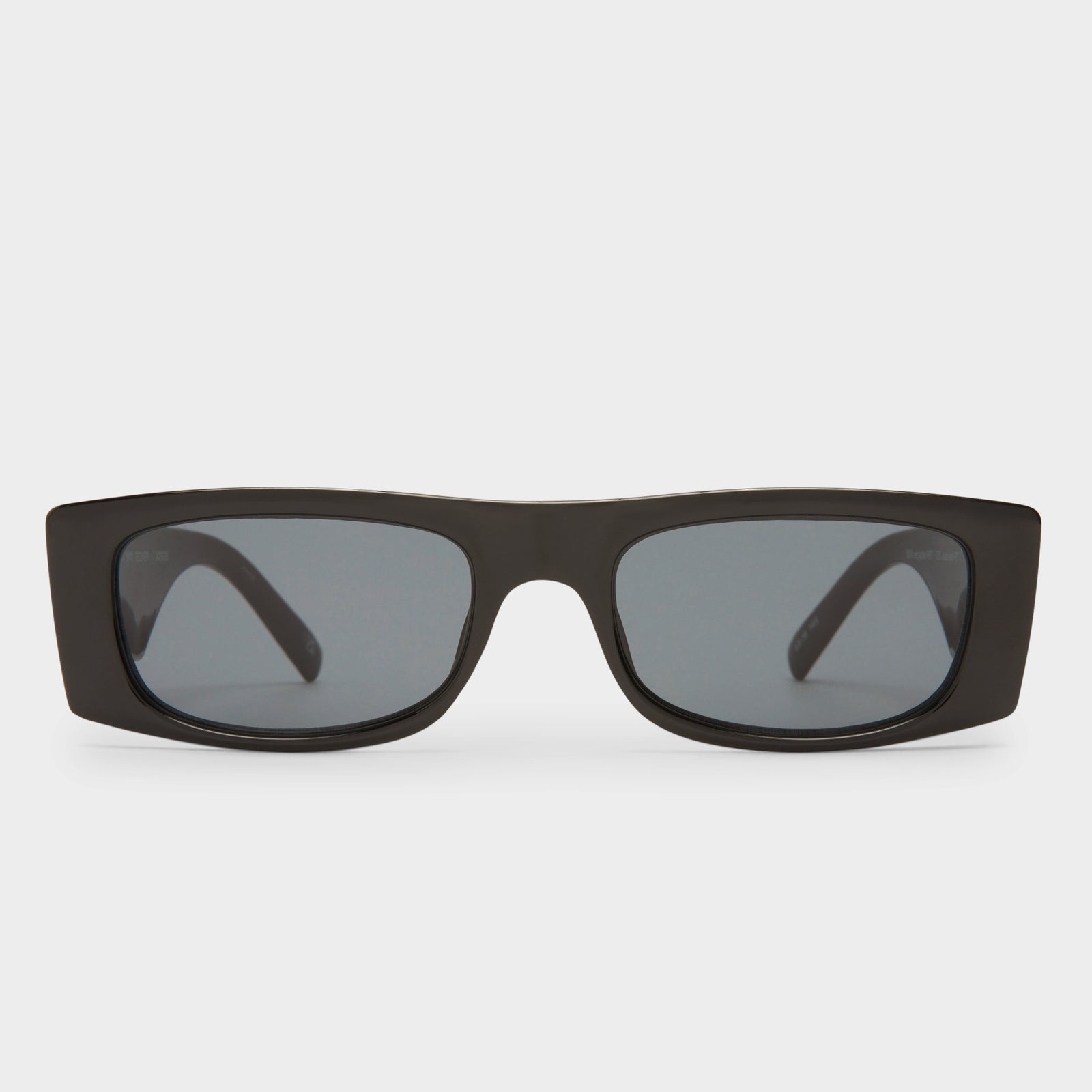 Recovery Black Uni-Sex Rectangle Sunglasses | Le Specs