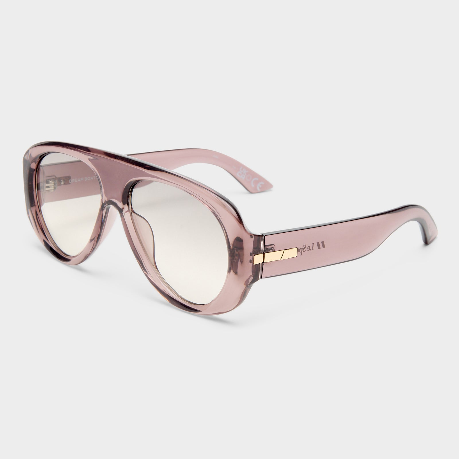 Dream Boat Smokey Violet Female Aviator Sunglasses | Le Specs