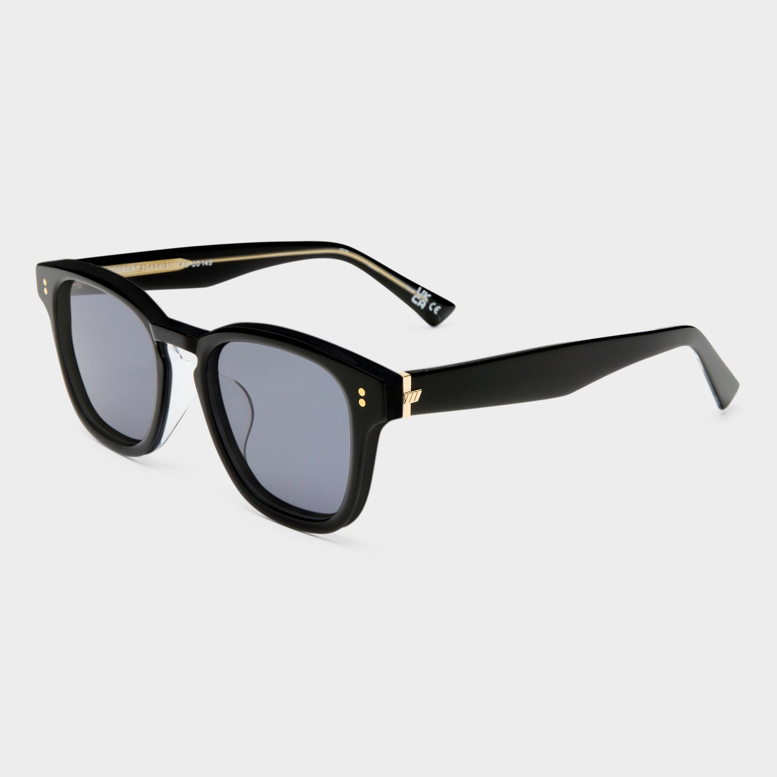 Torrent Black Uni-Sex Square Sunglasses | Le Specs